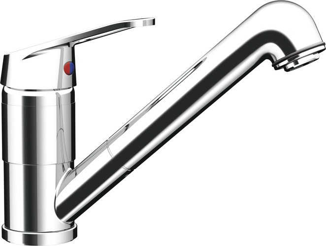 Кухонный смеситель Schock Cosmo Chrom-80 белый (52512080)