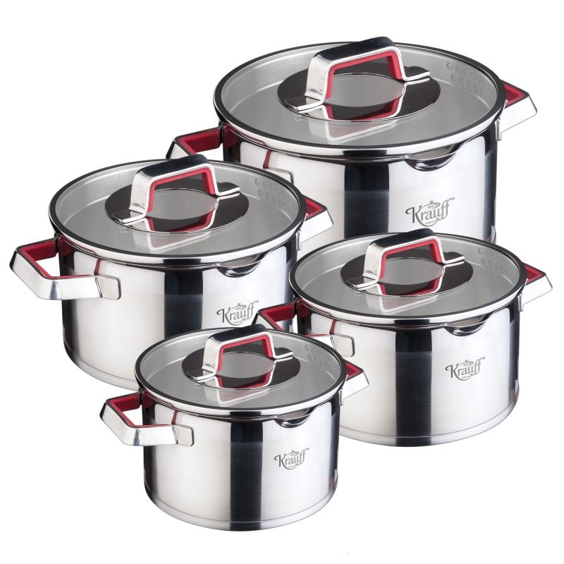 Набор кастрюль Krauff ROSE 8 предметов (88-222-015)