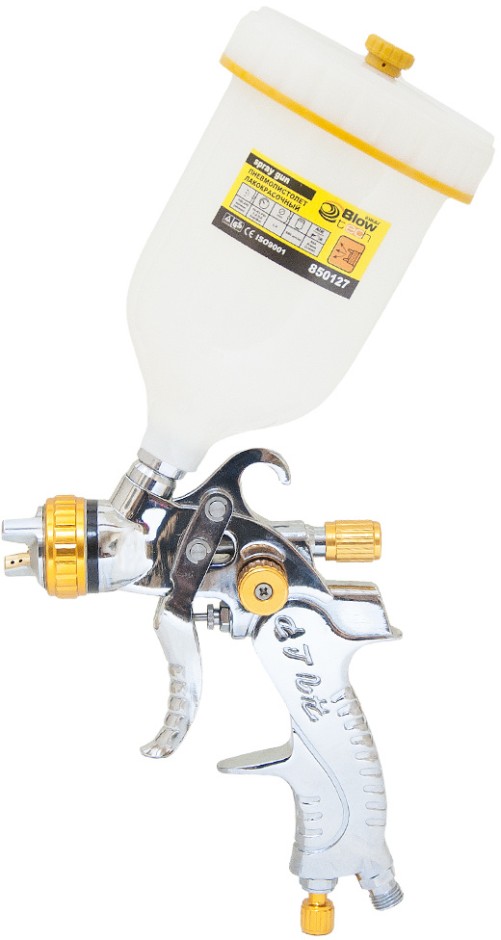 Краскораспылитель Sigma HVLP 1.4мм 170-285л/мин 2-3бар в/б 600мл (пласт) Refine (6812261)