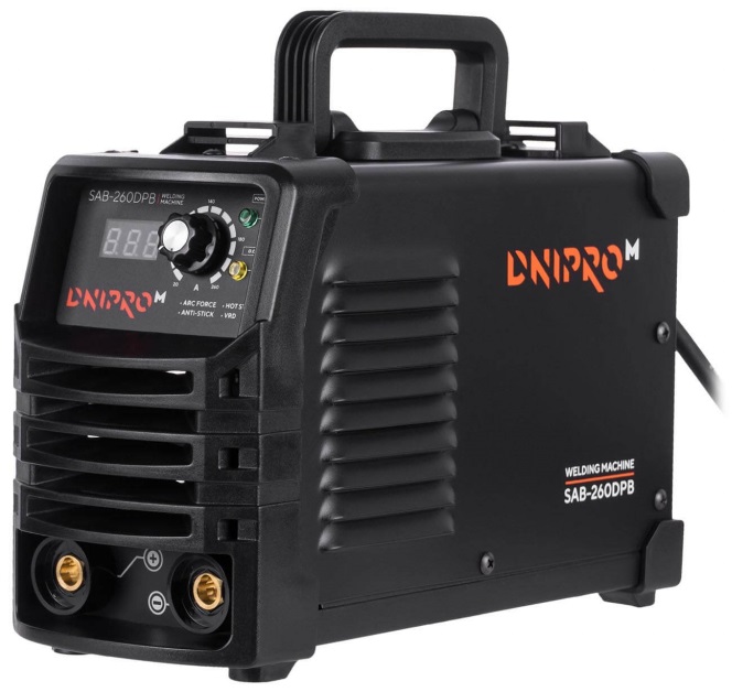 Сварочный инвертор Дніпро-М SAB-260DPB 1.6-5.0 мм 20-250 А (80625018)