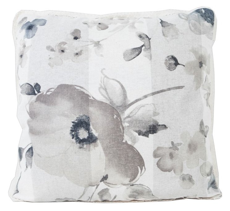 Наволочка декоративная Прованс Flowers с кружевом 40х40 см (.003681)