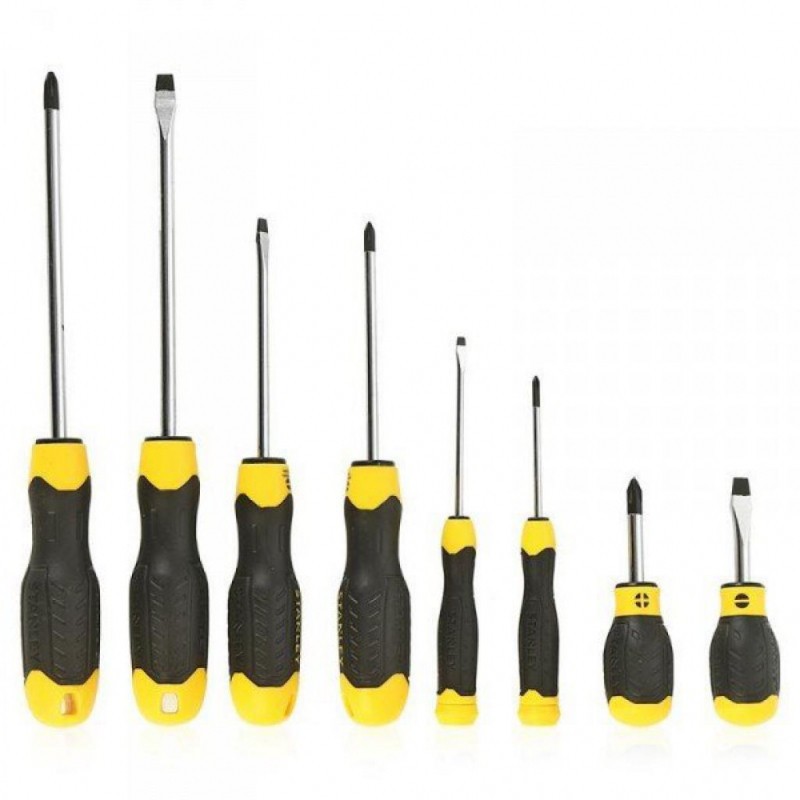 Набор отверток Stanley Cushion Grip 8 шт (0-65-011)