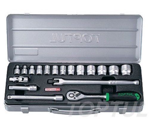 Набор инструмента Toptul 1/2" 18ед. 12 граней (GCAD1804)