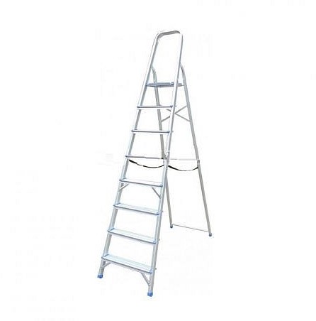 Стремянка алюминиевая Werk LJG308D 8 ступеней (90243)