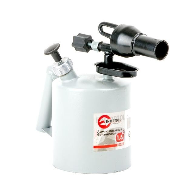 Лампа паяльная бензиновая Intertool 1.5л (GB-0032)