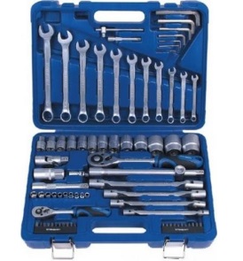 Набор инструмента Стандарт комбинированный 1/4" 1/2" 77 ед (ST-0077)