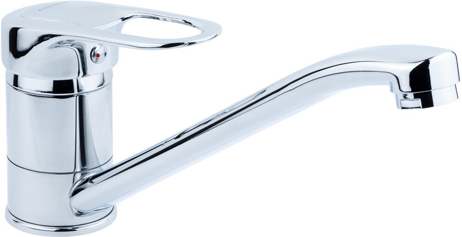 Смеситель для кухни Aquatica MJ D40 гусак прямой 250 мм на шпильке (MJ-2B229C)