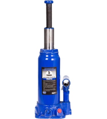 Домкрат гидравлический телескоп Vitol 5 т 216-413 мм 4.7 кг (T90504/ДБ-05004) 