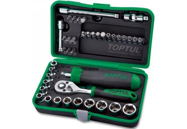 Набор инструмента Toptul 1/4" 41ед. (GADW4101)