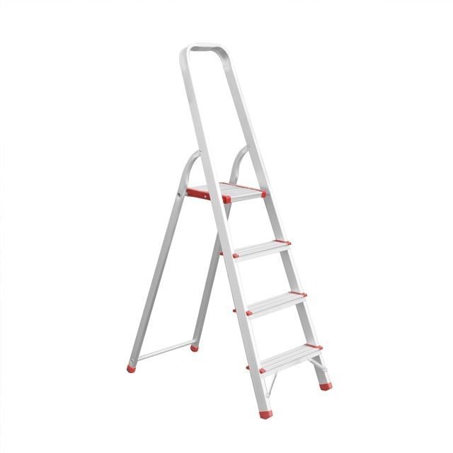 Стремянка алюминиевая Intertool 4 ступени, высота 850мм (LT-1004)