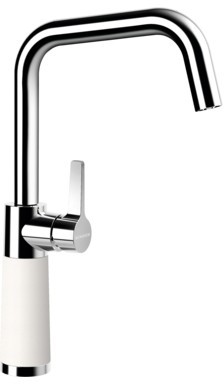 Кухонный смеситель Schock SC530 Polaris-99 хром/белый (55600099)