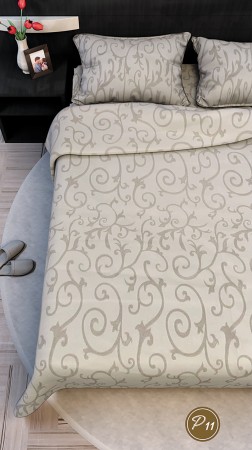 Постельное белье Leleka-Textile Ранфорс 145х210 Бежевое Полуторные
