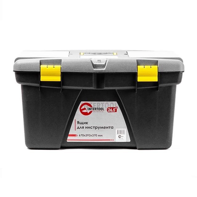 Ящик Intertool для инструмента 26.5" 670*393*370мм (BX-0326)