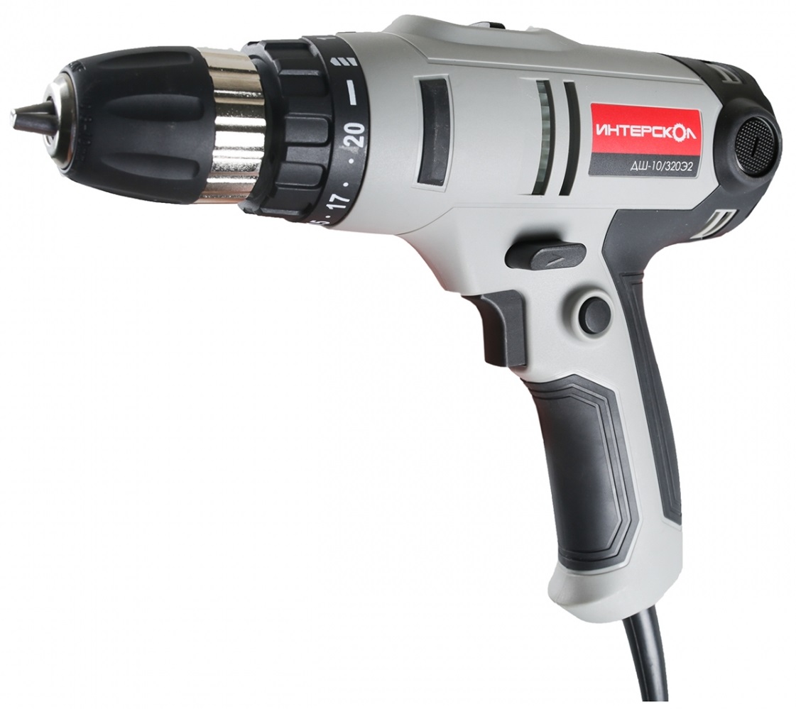 Шуруповерт сетевой Интерскол ДШ-10/320 Э2