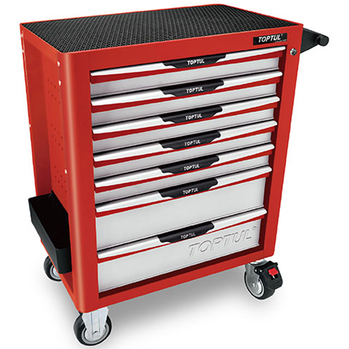 Тележка Toptul с инструментом Pro-Plus 7 секций 305 ед красная (GCAJ305R)