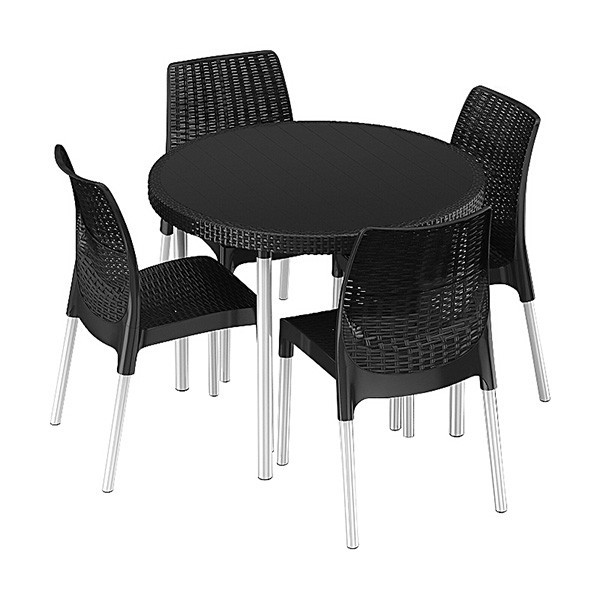 Комплект садовой мебели Keter Jersey set серый (7290106925045)