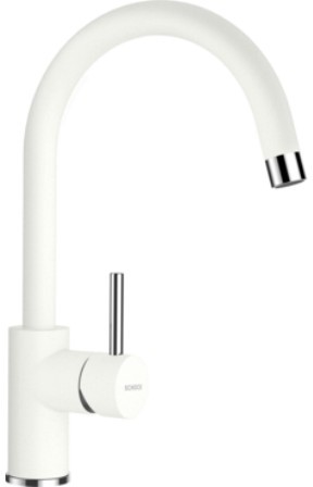 Кухонный смеситель Schock Plutos Alpina-07 белый (58900007)