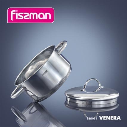 Кастрюля Fissman Venera 20x10 см/3.1 л со стальной крышкой (SS-5203.3.1)