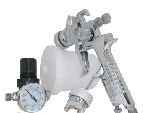 Набор покрасочный пневматический Auarita H-827 HVLP 1.4 и 1.7 мм с регулятором воздуха (KIT-H-827-1.