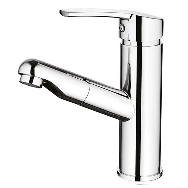 Смеситель для раковины ZERIX LR1055-18 с выдвижной лейкой (LL1026)