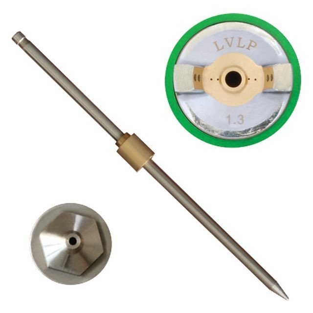 Комплект форсунок Intertool LVLP 1.3мм ПРОФ (PT-2013)