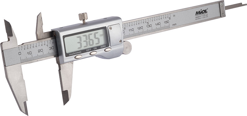 Штангенциркуль электронный Miol 150 мм 0.01 мм с металлическим корпусом PREMIUM (15-241)