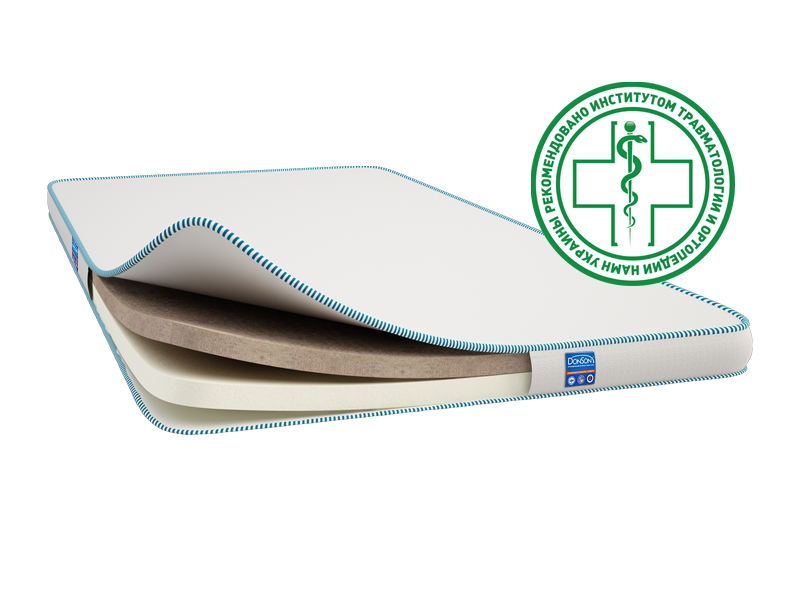 Тонкий матрас-топпер Donson Slim Eco 80x200 см (482)
