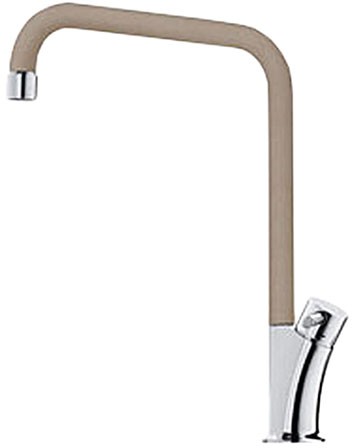 Кухонный смеситель Franke GALILEO фрагранит хром/миндаль (115.0289.892)