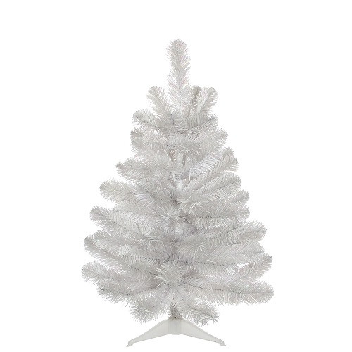 Сосна TriumphTree 60 см Icelandic iridescent белая с блеском с подставкой (788612)