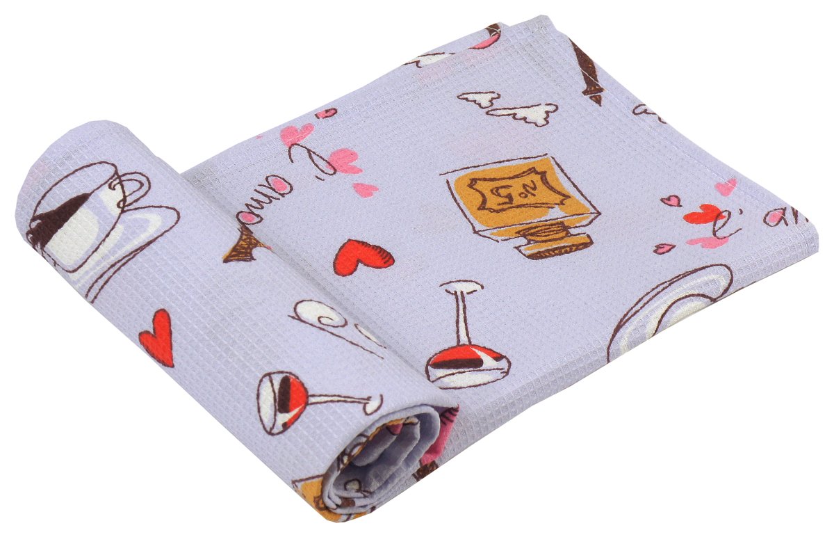 Полотенце вафельное Руно 35x70 см (217.15_Париж)