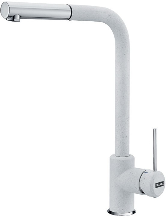 Кухонный смеситель Franke SIRIUS фрагранит хром/белый (115.0476.826)