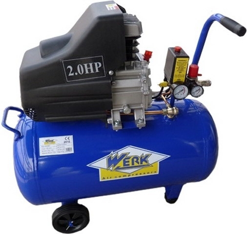 Компрессор Werk BM-24 1.5кВт 24л 200л/мин 8бар 220В (29071)