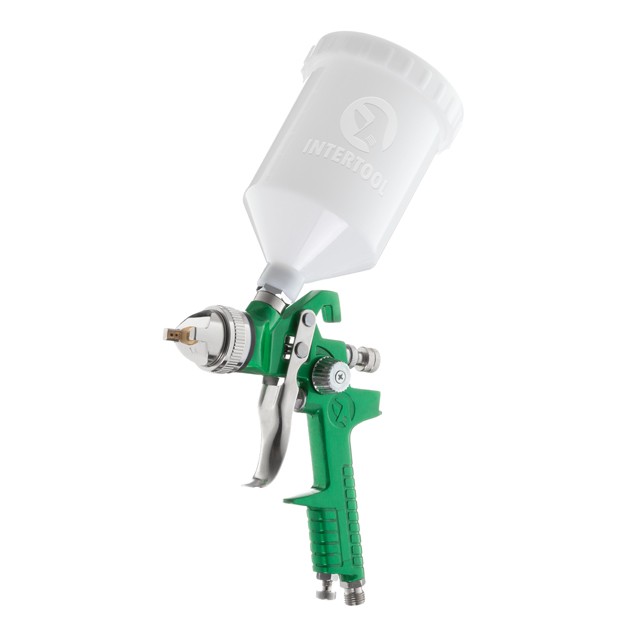 Краскопульт пневматический Intertool HVLP 1.4мм 600мл, 3бар (PT-0118)