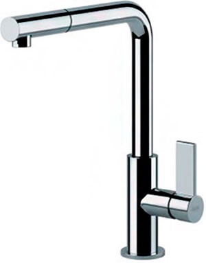 Кухонный смеситель Franke NEPTUNE EVO с выносным шлангом хром (115.0373.943)