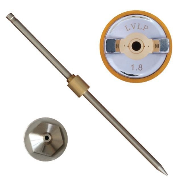 Комплект форсунок Intertool LVLP 1.8мм ПРОФ (PT-2018)