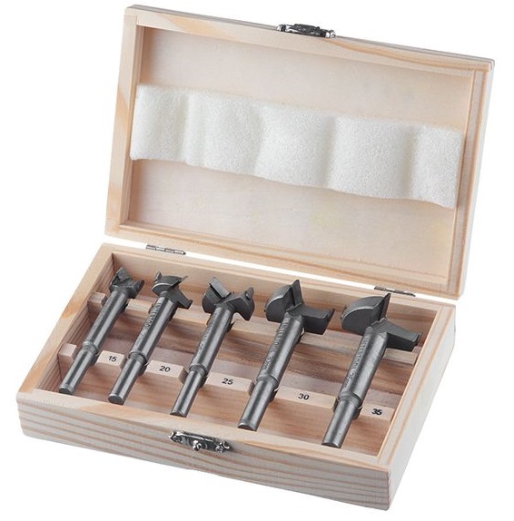 Набор фрез Intertool Форстнера, 5шт (HT-0074)