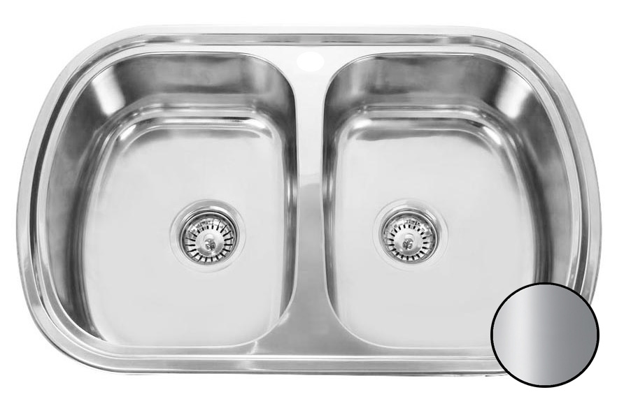 Кухонная мойка Galati Vayorika 2C Satin (8489)