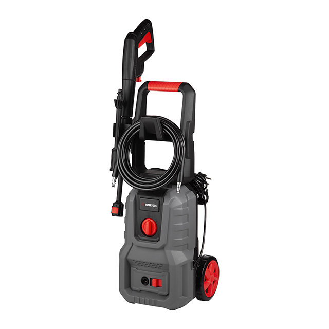 Мойка высокого давления Intertool 1400 Вт, 5.5-6.5 л/мин, 80-110 бар, шланг 5 м (DT-1513)