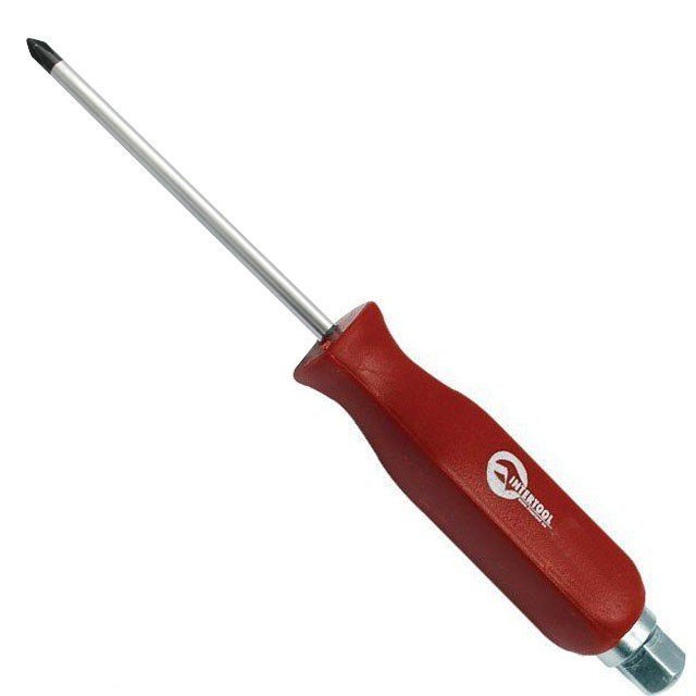 Отвертка ударная Intertool PH4*200мм, CrV (HT-0490)