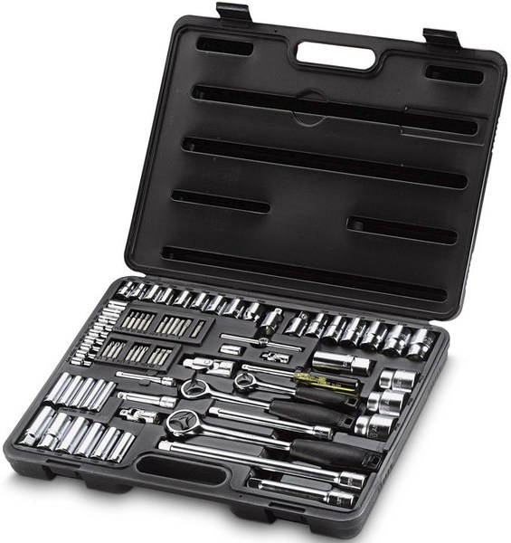 Набор Stanley MaxiDrive торцевых головок 1/4", 3/8", 1/2" (1-87-193)