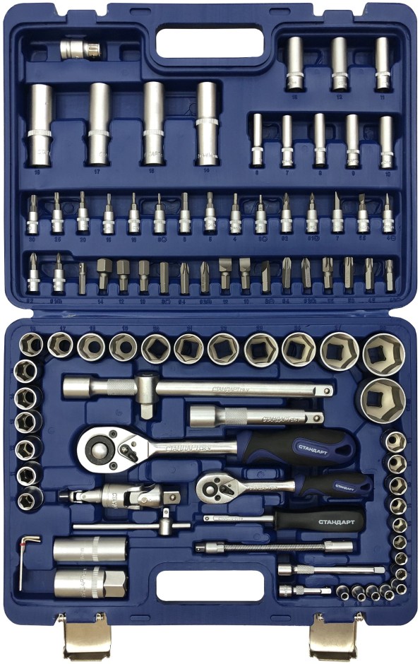 Набор инструмента Стандарт 1/4"&1/2" 94 шт с металлическими замками (STM-0094-6)