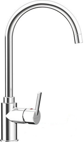 Смеситель для кухни Schock Simi Inox optic-91 серый (50100091)