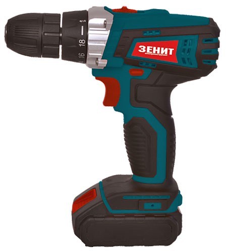 Шуруповерт аккумуляторный Зенит ЗША-18 Li (844124)