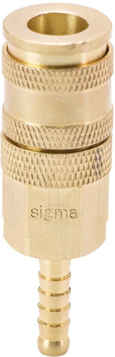 Соединение быстросъемное усиленное Refine с фиксатором для шланга 6 мм (латунь) (7021671)