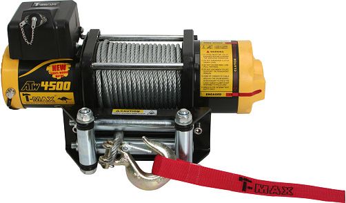 Лебедка T-Max ATWPRO-4500 12V/2.04 т 6.0 мм х 18 м (7241100)