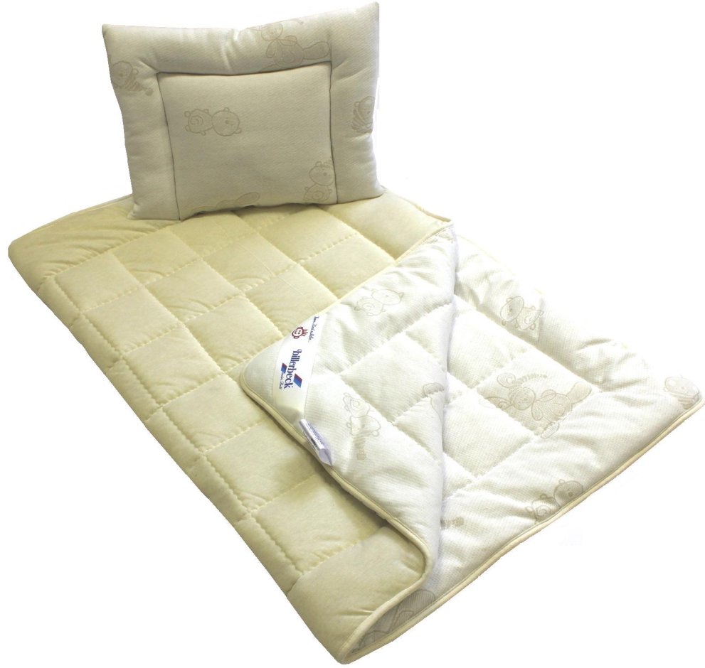 Комплект детский Billerbeck Казка Одеяло 110х140 см + подушка 40х55 см Кремовый (0209-12/00)