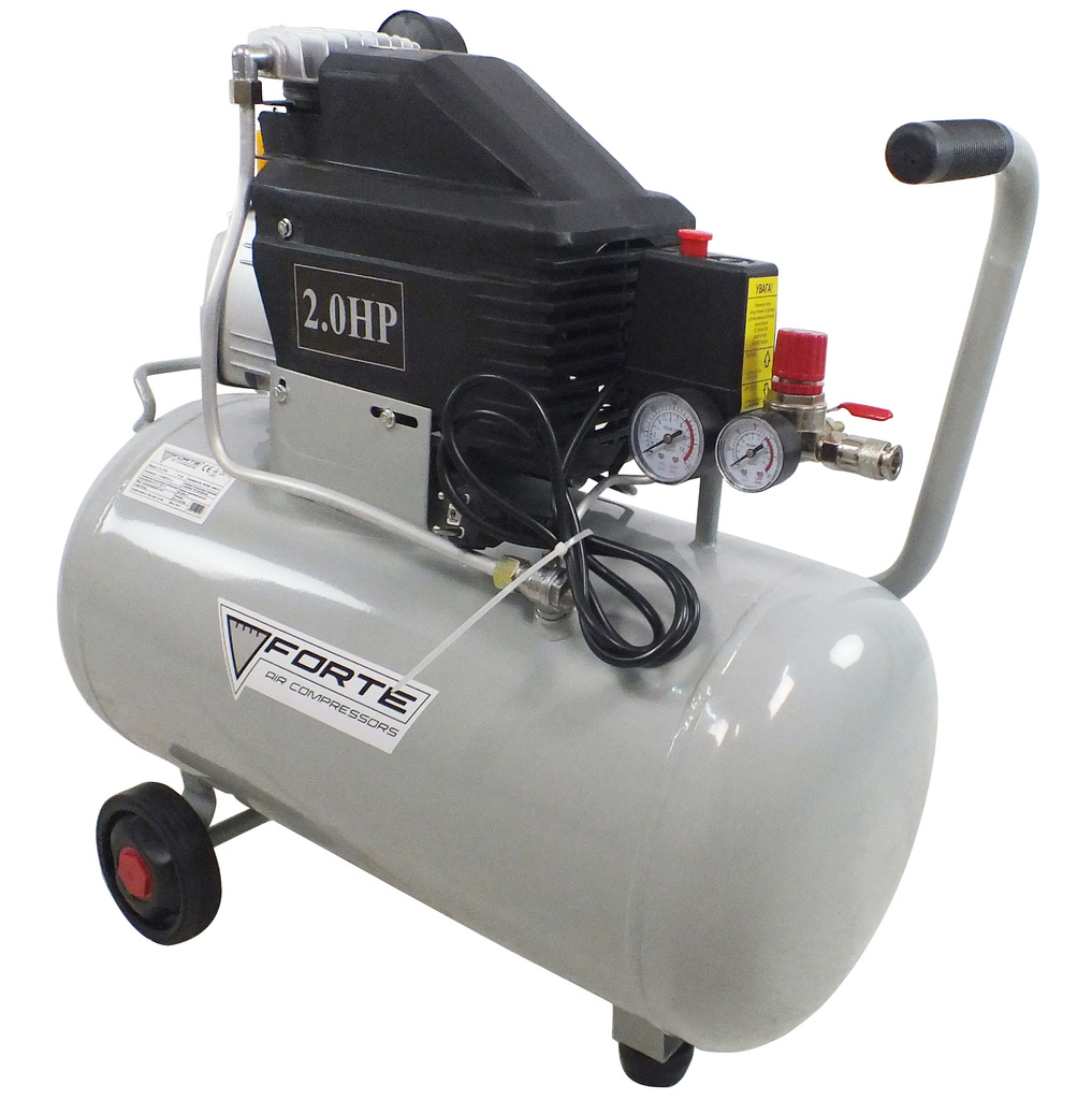 Компрессор Forte FL-2T50 1.5кВт 50л 200л/мин 8бар 220В (46732)