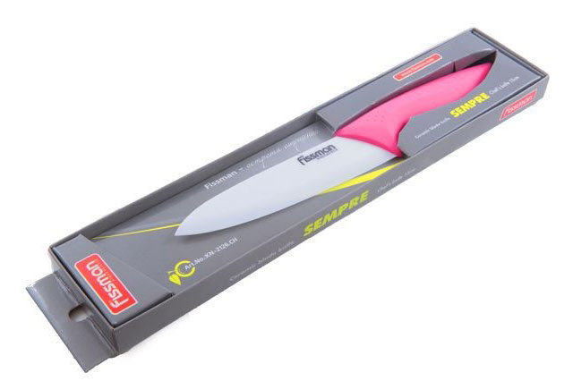 Кухонный нож Fissman Sempre универсальный 150 мм Red (KN-2126.CH)