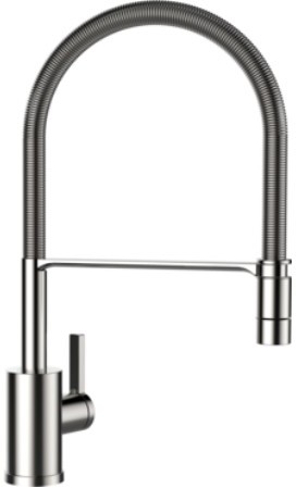 Кухонный смеситель Schock Ideos Premium Inox optic серый (57512000)