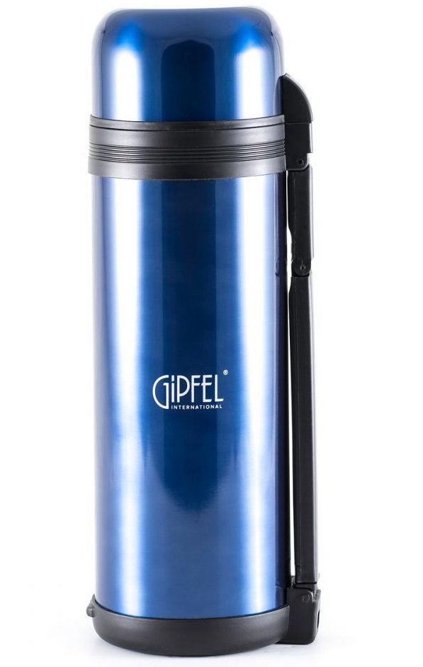 Термос Gipfel SANTOS 1.8 л синий с широким горлом (8228)